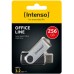 Intenso USB 256GB OFFICE LINE 3.2 Gen1 Silver-Black pamięć USB USB Typu-A 3.2 Gen 1 (3.1 Gen 1) Black, Silver