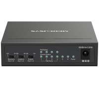 MERCUSYS switch MS106P (6x100Mb/s,4xPoE+,67W,fanless)