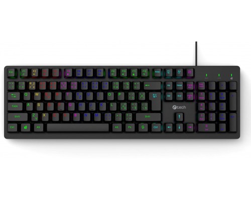 C-Tech C-TECH Riven, przewodowa USB, czarna