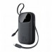 Baseus EnerFill FC31 10000mAh 22.5W  wyświetlaczem cyfrowym i 2 wbudowanymi kablami (USB-C + Lightning) - Black
