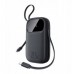 Baseus EnerFill FC31 10000mAh 22.5W  wyświetlaczem cyfrowym i 2 wbudowanymi kablami (USB-C + Lightning) - Black