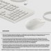HP 225 - Tastatur-und-Maus-Set - 100% - full size - USB - QWERTZ - Deutsch - Cashmere White