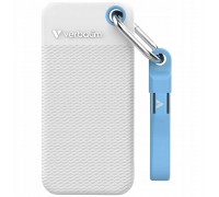 Dysk Zewnętrzny Verbatim Pocket SSD 2TB USB-C 3.2 gen.2 biały-jasnoblue 32321