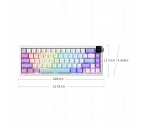   AK650 Dream Weaver Switch-Side Character Gradient Pink- 3 Model-With Screen RGB