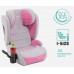 FStabilus FOTELIK SAMOCHODOWY MODEL BIANCA SZARO-RÓŻOWY R129 100-150 CM ISOFIX