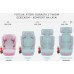 FStabilus FOTELIK SAMOCHODOWY MODEL BIANCA SZARO-RÓŻOWY R129 100-150 CM ISOFIX