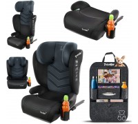 FOTELIK SAMOCHODOWY TRAVELLER KK ISOFIX R129 CZARNO-STALOWY