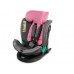 FKinderKraft FOTELIK SAMOCHODOWY rotacyjny LEONARDO 360 różowo-szary 40-150 CM R129 ISOFIX