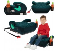 FEcotoys FOTELIK SAMOCHODOWY PODKŁADKA SIEDZISKO TRAVELLER KK PIKOWANY ISOFIX R129 Green Green (0-4-18)