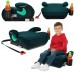 FEcotoys FOTELIK SAMOCHODOWY PODKŁADKA SIEDZISKO TRAVELLER KK PIKOWANY ISOFIX R129 Green Green (0-4-18)
