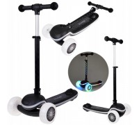 Balansowa hulajnoga SCOOTER 3-kołowa KOLOROWE ŚWIATEŁKA i MUZYKA SP0812