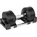 Hantel cast iron regulowany automat 24 kg, skok co 1kg, REBEL ACTIVE