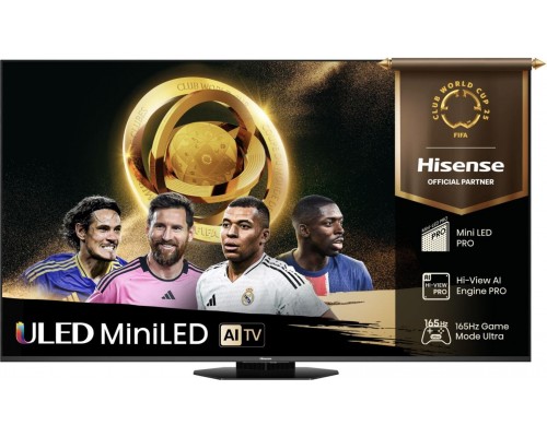 Hisense U8Q 75'' 4K UHD ULED Mini LED czarny - Televizors 75U8Q (6942351419503)