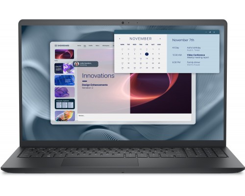DELL Pro 15 Essential PV15250 Intel® Core™ i3 i3-1305U Laptop 39,6 cm (15.6") Full HD 8 GB DDR5-SDRAM 512 GB SSD Wi-Fi 6 (802.11ax) Windows 11 Pro Czeski, Słowacki Black