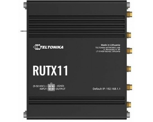 TELTONIKA NETWORKS�RUTX11�DUAL SIM Bluetooth 4G/LTE EMEA eSIM Version