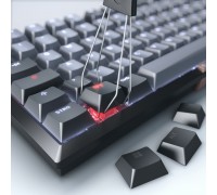 Cherry KW 300 MX klawiatura Dom USB + Bluetooth QWERTZ Czarny, Miedziany, Szary