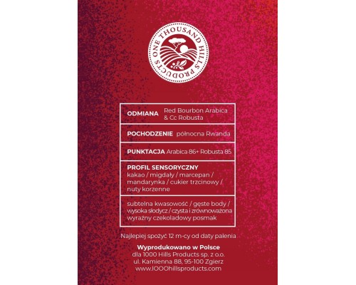 RWANDA MUHABURA TABOO ESPRESSO 400g