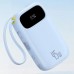 Baseus EnerFill FC21 Qpow 20000mAh 45W ar displeju cyfrowym z dołączonym kablem - Blue