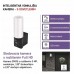 Zewnętrzna kamera obrotowa IP-310 TORCH z Wi-Fi, czujnikiem ruchu i lampą, IP65 czarna H4065
