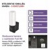 Zewnętrzna kamera obrotowa IP-310 TORCH z Wi-Fi, czujnikiem ruchu i lampą, IP65 czarna H4065