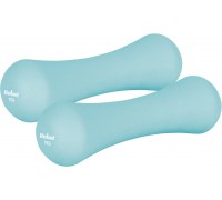 Hantelki cast iron neoprene 2x1kg, REBEL ACTIVE