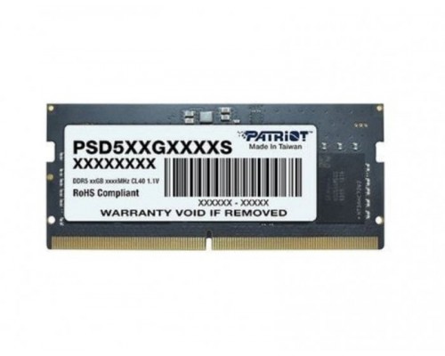 Patriot Signature, SODIMM, DDR5, 12 GB, 5600 MHz, CL46 (PSD512G56041S)
