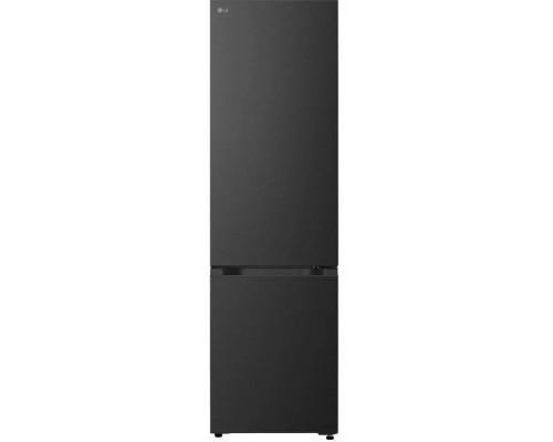 LG GBBS322CEV Refrigerator, C, Free-standing, Combi, Height 2.03 m, Net fridge 262 L, Net freezer 113 L, Black