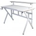 Gaming galds gamingowe z półką Cobra CR4010WH białe 120 cm