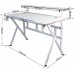 Gaming galds gamingowe z półką Cobra CR4010WH białe 120 cm