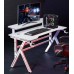 Gaming galds gamingowe z półką Cobra CR4010WH białe 120 cm
