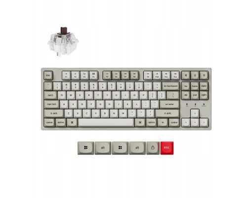 Keychron C1P 8K RGB Wireless Brown