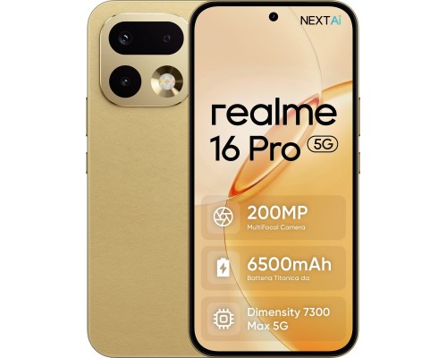 Realme 16 Pro 5G 8/256GB Gold  (TKORALSWithA0176)