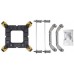 Chieftec Chieftec Low Profile CPU Cooler 45mm, 5pipe, Black