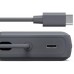 Hama HAMA POWER PACK TRAVEL Z WBUDWANYM KABLEM 10000 mAh 2x USB-C, Grey