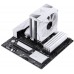 Jonsbo CR-1000 V3 PRO chłodzenie CPU, PWM, ARGB - biały