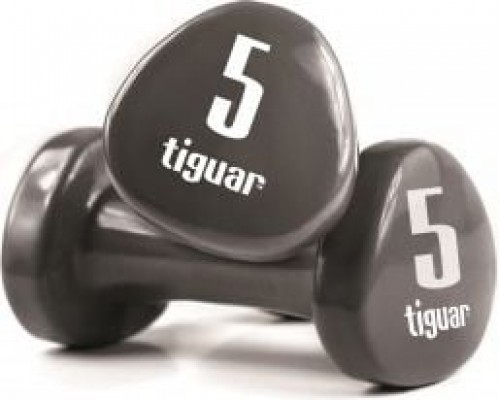 Tiguar ‎Dumbbells TI-HW0050 vinyl 2 x 5 kg