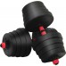 vidaXL vidaXL Zestaw hantli 4 w 1 40kg Black i red