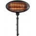 Emerio Emerio PH-121951, Quartz electric space heater, IP34, Indoor, Floor, Black, 2000 W