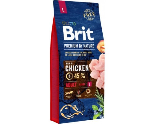 Brit Premium By Nature Adult L Large 15kg