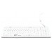 Gett GETT TKG-110-GCQ-MED-AM-IP68-BACKL-WHITE-USB - Keyboard - Backlit - USB - German - White