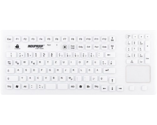 Gett GETT Device Engineering InduKey TKG-107-TOUCH - Keyboard - USB - niemiecki - white (KG22204)