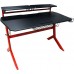 Gaming galds LC-Power LC-GD-1R Black 130 cmx70 cm Czerwony stelaż