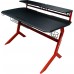 Gaming galds LC-Power LC-GD-1R Black 130 cmx70 cm Czerwony stelaż