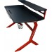 Gaming galds LC-Power LC-GD-1R Black 130 cmx70 cm Czerwony stelaż