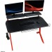 Gaming galds LC-Power LC-GD-1R Black 130 cmx70 cm Czerwony stelaż