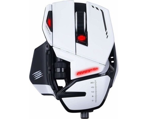 Mad Catz Mad Catz RAT 6+, Mouse (White)