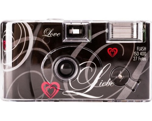 keine Marke Single use Camera Flash 400 27 Love black