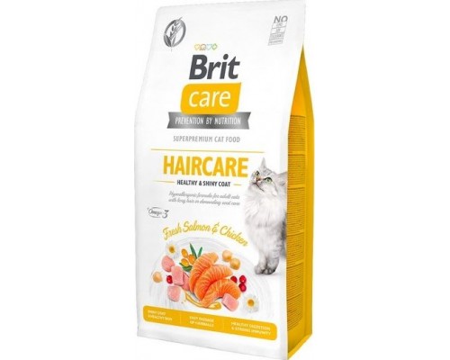 VAFO PRAHS BRIT CARE CAT HAIRCARE 2KG HEALTHY & SHINY COAT GF