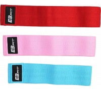 Eb Fit Hip Band dažādu pretestības līmeņu komplekts daudzkrāsains 3 gab.