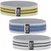 One Fitness Hip Band HB001 Set dažādu pretestības līmeņu komplekts daudzkrāsains 3 gab.